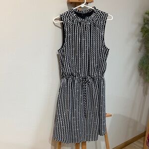 Apt. 9 Black and White Sleeveless Dress 
Size M.